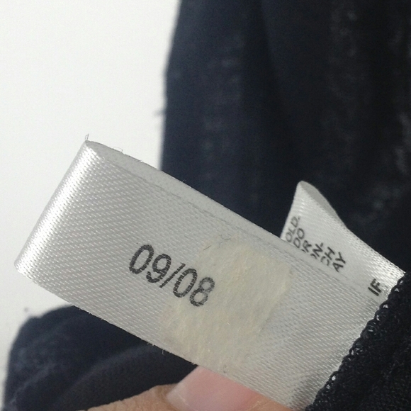 Express Sheer Black Tee with Front Pocket Size XS - Picture 7 of 9